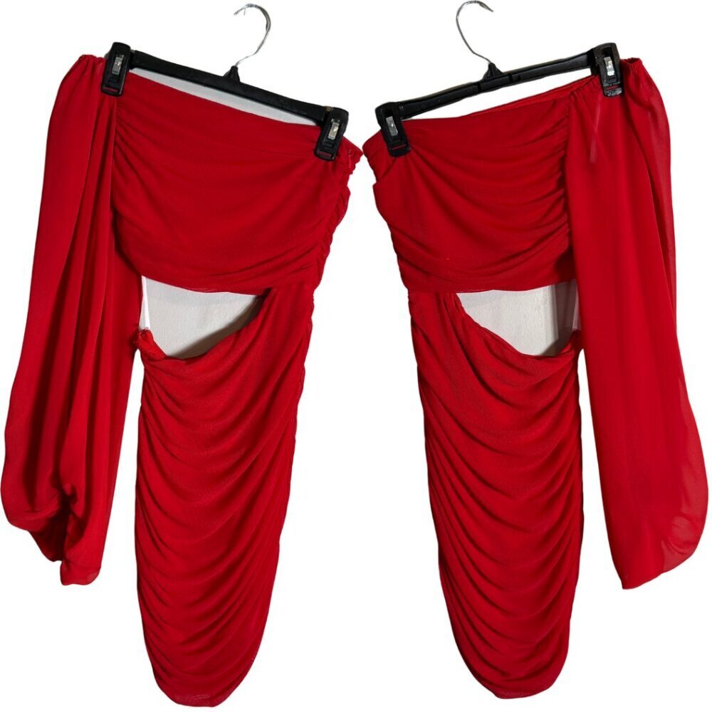Elegant Red Women's Dress